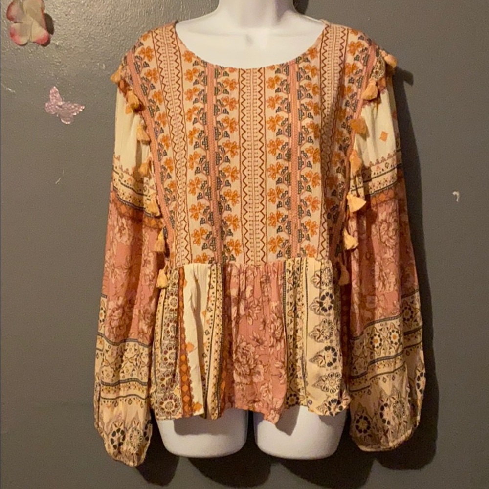 NWOT American Eagle multi color blouse